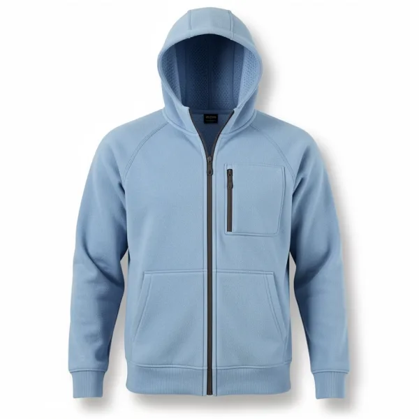 Switchback Grid Fleece Hoodie