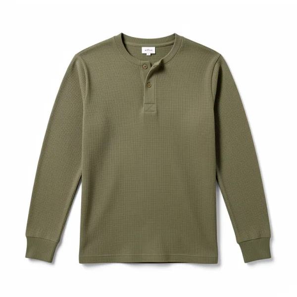 Sawmill Waffle Knit Henley