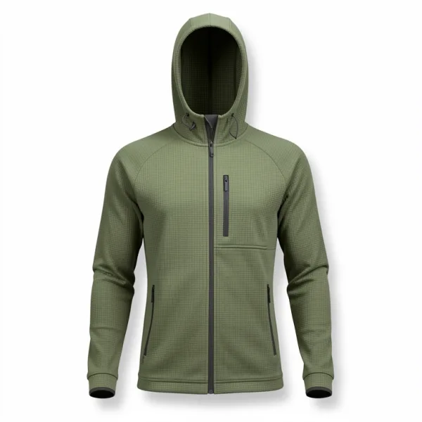 Scarcliff Grid Fleece Hoodie